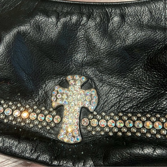Bb Simon Swarovski crystal leather bag - Picture 3 of 5